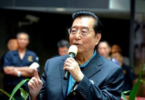 圖為開幕式上的李雙江。