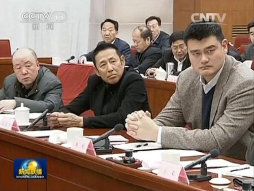 陳道明、姚明參加國務(wù)院會(huì)議，建言政府報(bào)告