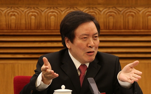 河北省委書記周本順在河北團(tuán)組開放日發(fā)言。楊茜 攝_副本_副本