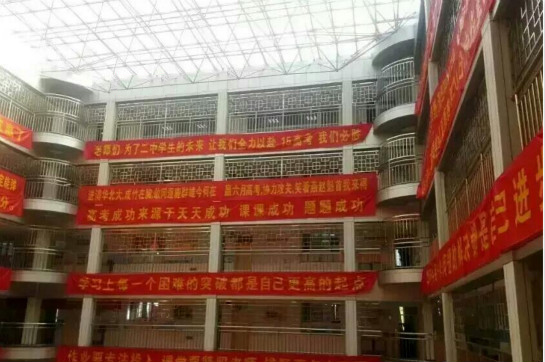 衡水二中安裝鐵欄如同監(jiān)獄-或為防學生跳樓2