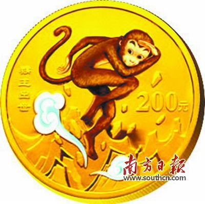 猴王出世彩金幣。