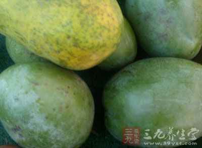 每100克木瓜含水分92.2克，蛋白質(zhì)0.4克