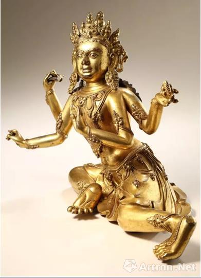 明永樂 毗濕奴 漢藏風格（北京宮廷）估價：RMB 5，500，000-6，500，000 北京保利