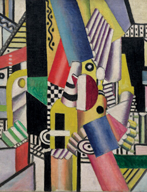 由法國最早立體主義運動領(lǐng)袖之一費爾南德?萊熱 （Fernand Leger） 于 1918 年 4 月繪制的布面油畫杰作《火爐》 （The Stove），尺寸為 61 x 50.1 厘米。