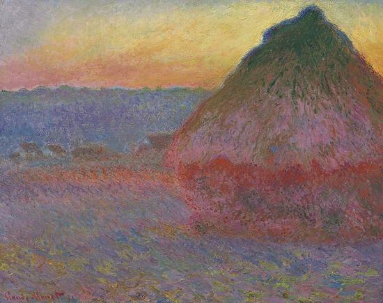克勞德·莫奈，《Meule》（1891）。圖片：Courtesy Christie's Images Ltd.