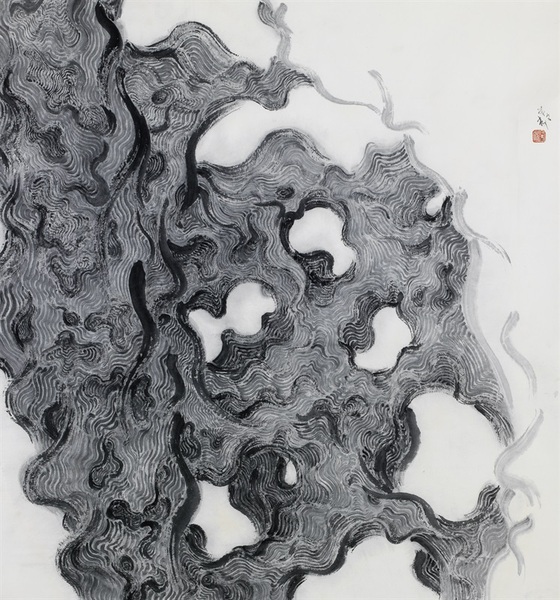 葉放  洞天四相（四） 96cm×90cm