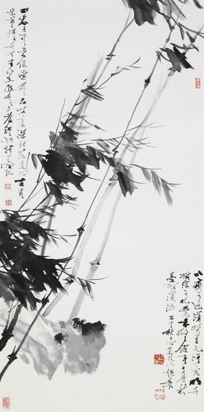 譚以文 清高亮節(jié) 136cm×68cm 譚以文 清高亮節(jié) 136cm×68cm
