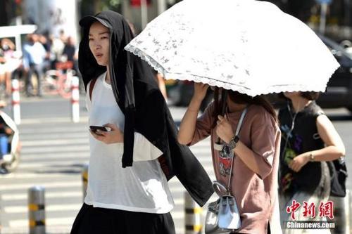 北京高溫黃色預警信號持續(xù)今日最高38℃