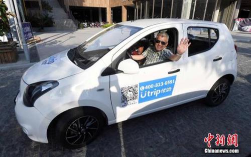 共享汽車進(jìn)入福州。劉可耕 攝