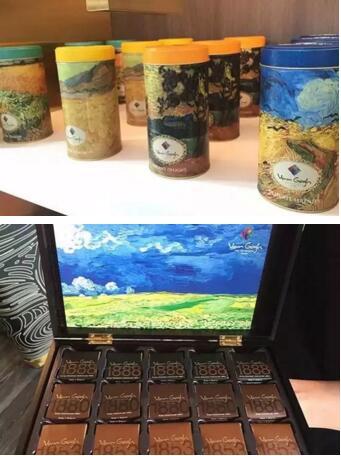 還有各色精致糕點、咖啡（你能看出來源于哪幅畫啵？）