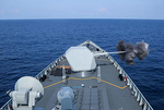 驅(qū)護艦編隊鏖戰(zhàn)海疆，導(dǎo)彈實射太霸氣