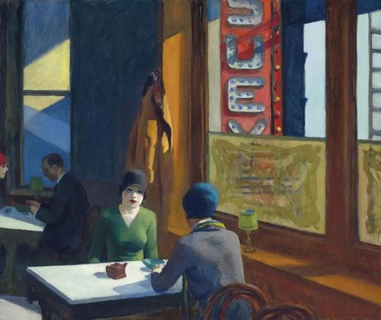 愛德華·霍普，《雜碎》，1929。圖片致謝佳士得