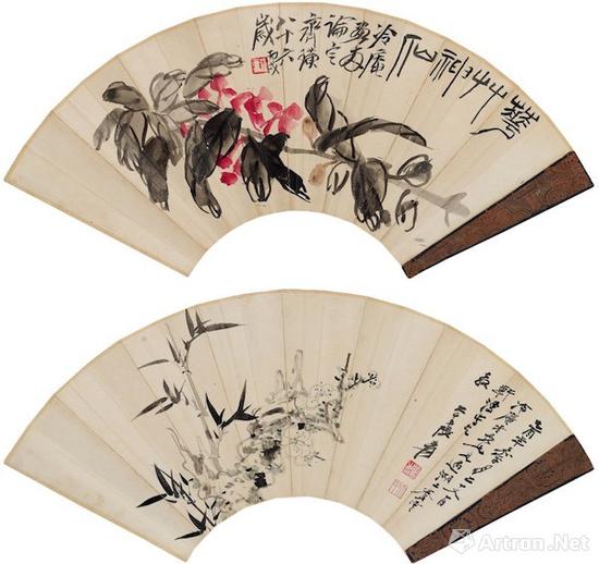 齊白石、張大千 《花草神仙&梅竹雙清》 317.75萬元