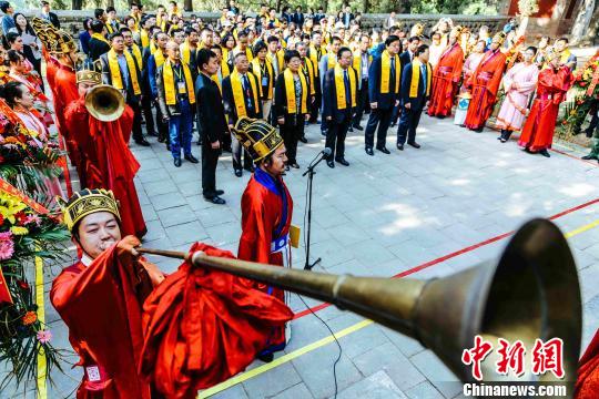 資料圖：祭孔大典。　梁犇 攝