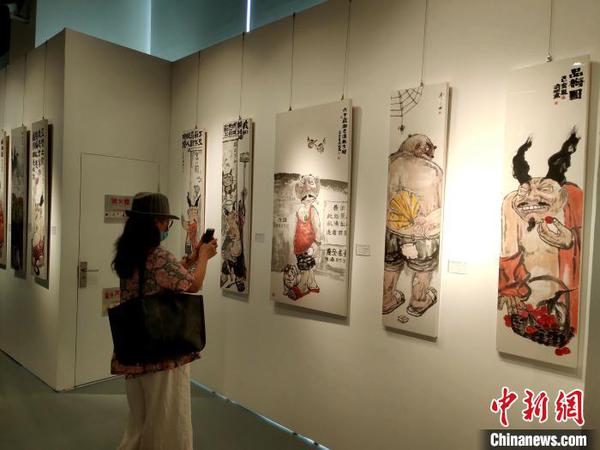 展覽一角。　楊伏山 攝